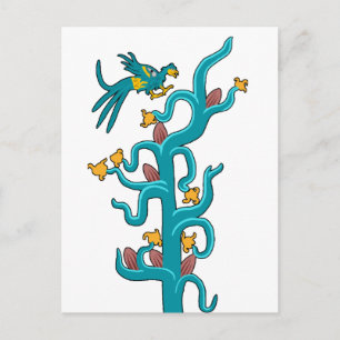 Carte Postale Cacao et Quetzal