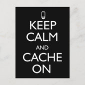 Carte Postale Cache activé (Devant)