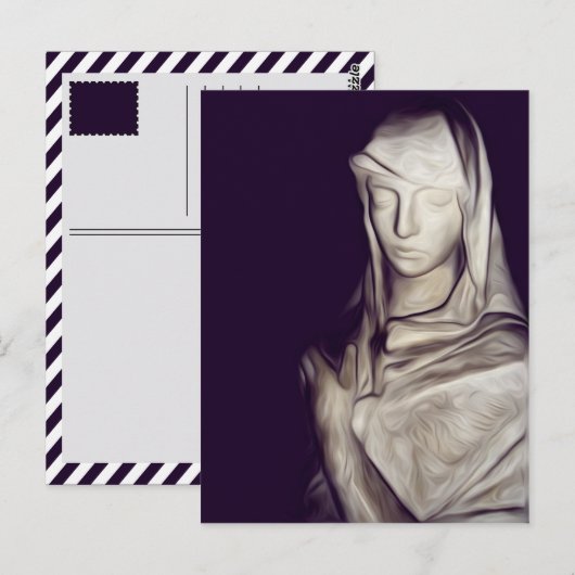 Carte Postale caché dans triste (Devant / Derrière)