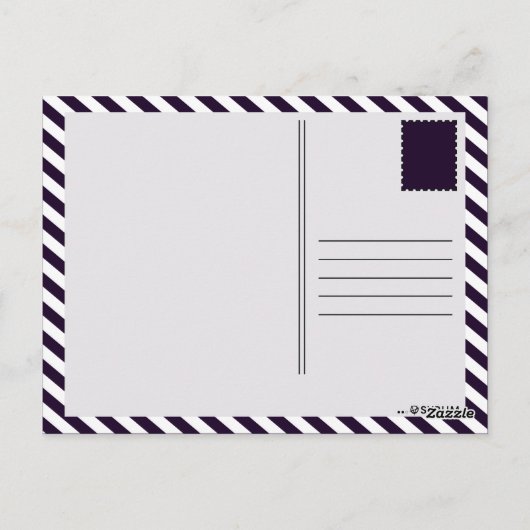 Carte Postale caché dans triste (Dos)