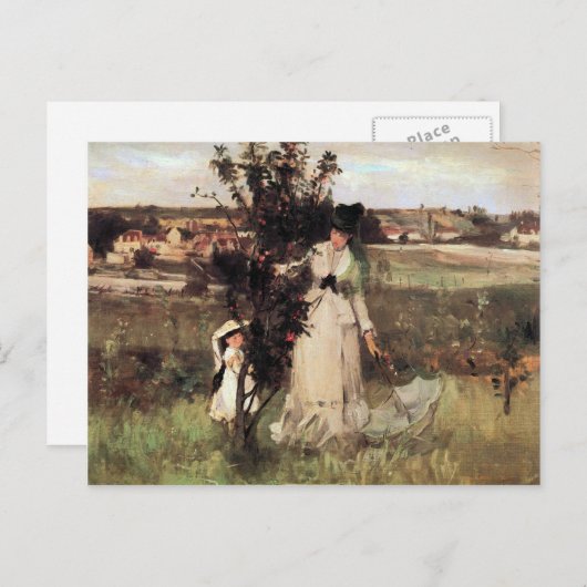 Carte Postale Caché-et-chercher par Berthe Morisot (Devant / Derrière)