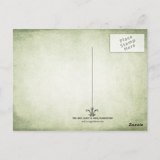 Carte postale cachée de verger de Fox (Dos)