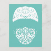 carte postale cachée en cachemire (Devant)