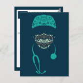 carte postale cachemire (Devant / Derrière)