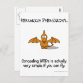 Carte Postale Cacher les armes de destruction massive n'est pas  (Devant / Derrière)