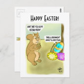 Carte Postale Cachette d'oeufs de Pâques (Devant / Derrière)