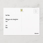 Carte Postale Cachette d'oeufs de Pâques (Dos)