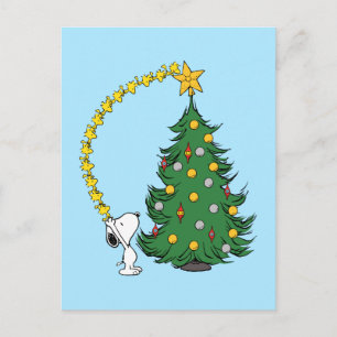 Carte Postale Cachou Décoration de l'arbre de Noël