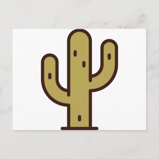Carte Postale cactus (Devant)