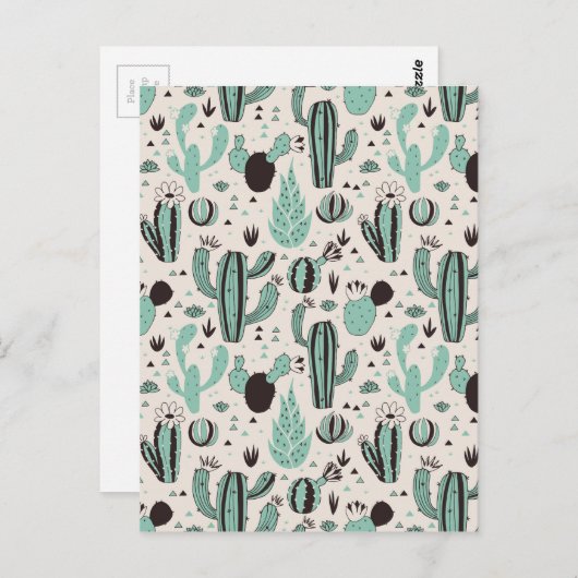 Carte Postale Cactus (Devant / Derrière)