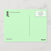 Carte postale cactus (Dos)