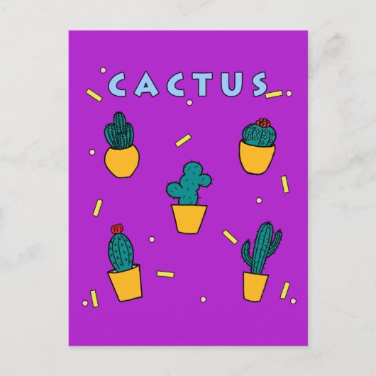 Carte Postale Cactus (Devant)