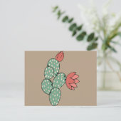 Carte Postale Cactus à poires modernes (Debout devant)