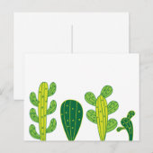 Carte Postale Cactus Cacti (Devant / Derrière)