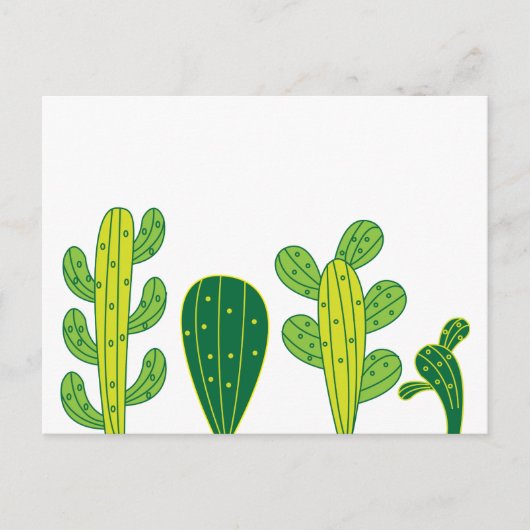 Carte Postale Cactus Cacti (Devant)