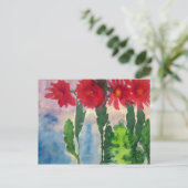 Carte Postale Cactus en fleurs | Emil Nolde | (Debout devant)