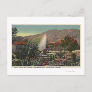 Carte Postale Cactus Garden, Palm Springs Hotel
