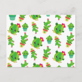 Carte Postale Cactus Mignon, Cactus Vert, Motif Cactus (Devant)