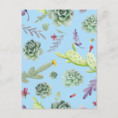 Carte Postale Cactus Motif 10 (Devant)