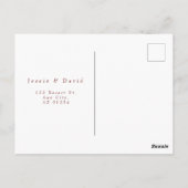 Carte Postale Cactus Nouvelle maison Moteur Faire-part aquarelle (Dos)