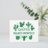 Carte Postale Cactus rend parfait (Debout devant)