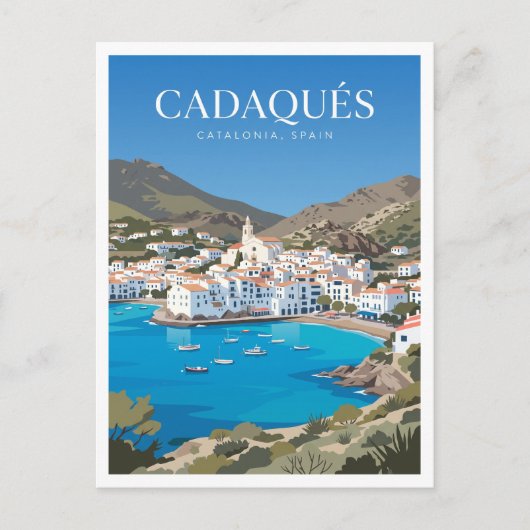 Carte Postale Cadaqués Espagne (Devant)