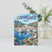 Carte Postale Cadaqués Espagne (Debout devant)