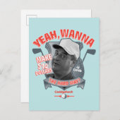 Carte Postale Caddyshack | Ouais, Tu Veux Faire 14 $ La Dure Faç (Devant / Derrière)