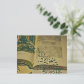 Carte Postale Cadeau amateur de bibliothèque (Debout devant)