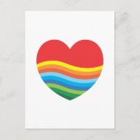 Cadeau Arc-en-ciel Coeur actuel populaire