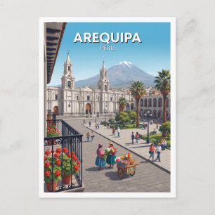 Carte Postale Cadeau Arequipa Pérou