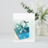 Carte Postale Cadeau bleu II (Debout devant)