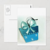 Carte Postale Cadeau bleu II (Devant / Derrière)