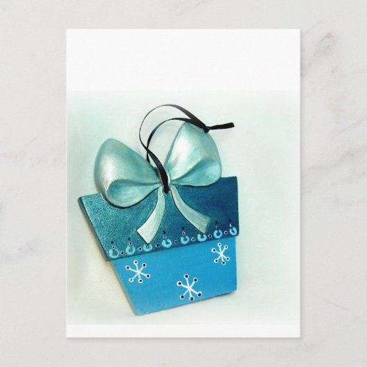 Carte Postale Cadeau bleu II (Devant)