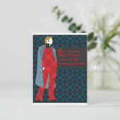 Carte Postale Cadeau "compte Vronsky " de citation d'Anna (Debout devant)