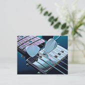 Carte Postale Cadeau cool pour guitariste (Debout devant)