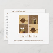 Carte Postale Cadeau créatif (Devant / Derrière)