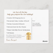 Carte Postale Cadeau créatif (Dos)