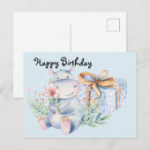 Carte Postale Cadeau d'anniversaire de voeux (Devant / Derrière)