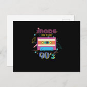 Carte Postale Cadeau d'anniversaire pour femmes et hommes nés da (Devant / Derrière)