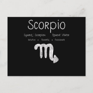 Carte Postale Cadeau d'anniversaire pour le signe astrologique d