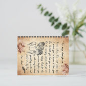 Carte Postale Cadeau d'anniversaire pour ma fille, Cadeau mignon (Debout devant)