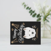 Carte Postale Cadeau d'anniversaire West Highland Terrier (Debout devant)