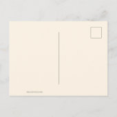 Carte Postale Cadeau d'appréciation pour un professeur avec un a (Dos)