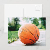 Carte Postale Cadeau de basketball (Devant / Derrière)