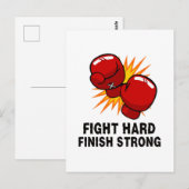Carte Postale Cadeau de boxe (Devant / Derrière)