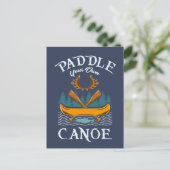 Carte Postale Cadeau de canoë-kayak (Debout devant)