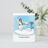 Carte Postale Cadeau de caricature de Humour paradisiaque Angel! (Debout devant)