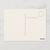 Carte Postale Cadeau de douche bébé Soleil Merci  (Dos)