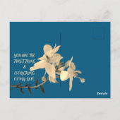 CARTE POSTALE CADEAU DE FLEURS JOURNALIÈRE FILLE (Dos)